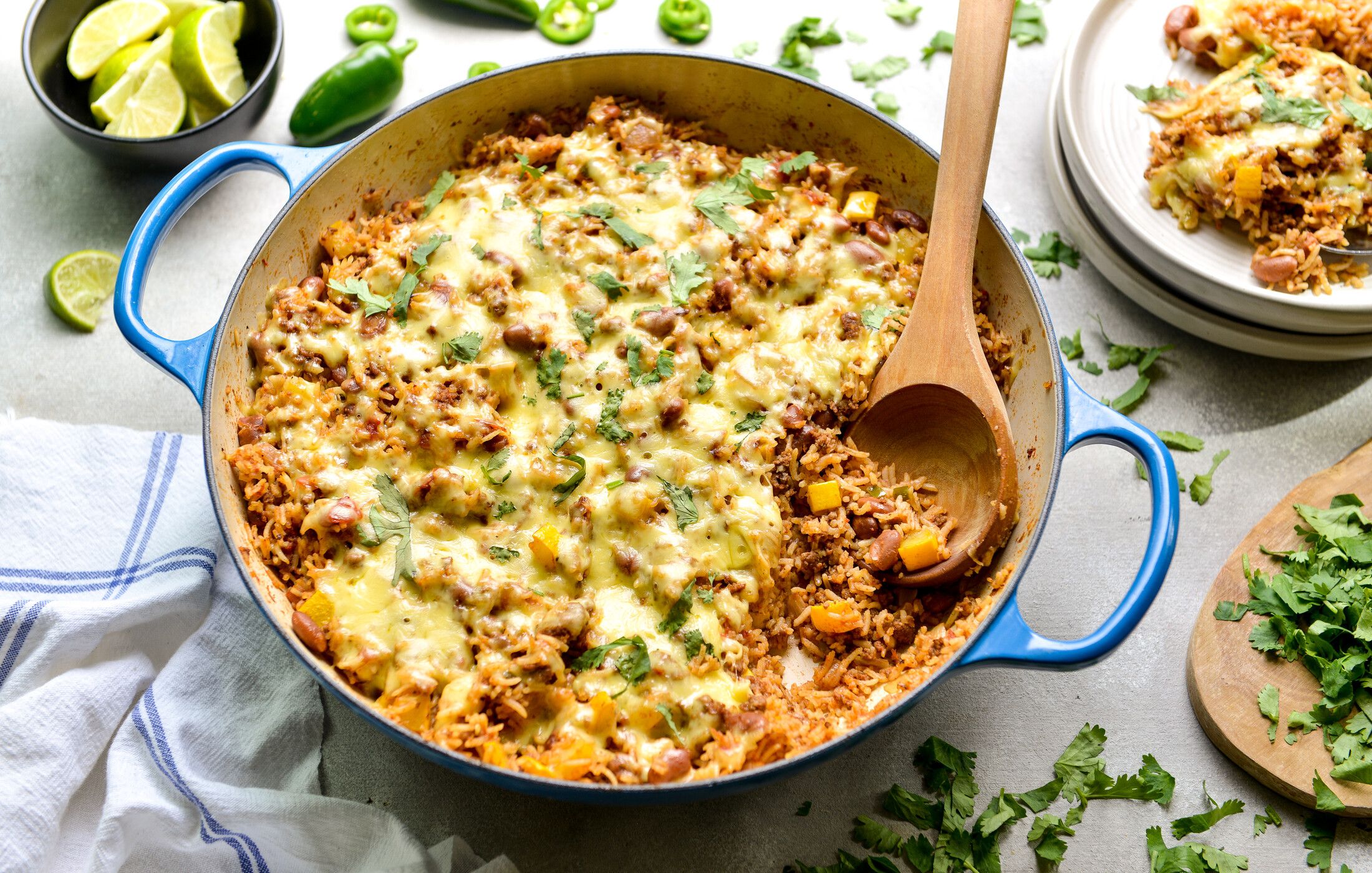 Mexican Beef And Rice Casserole | Nourishing Meals®